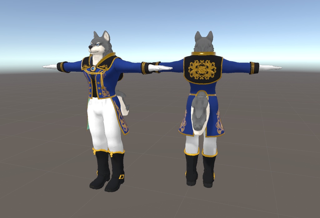 VRChat想定アバター ルベン(Ruben)