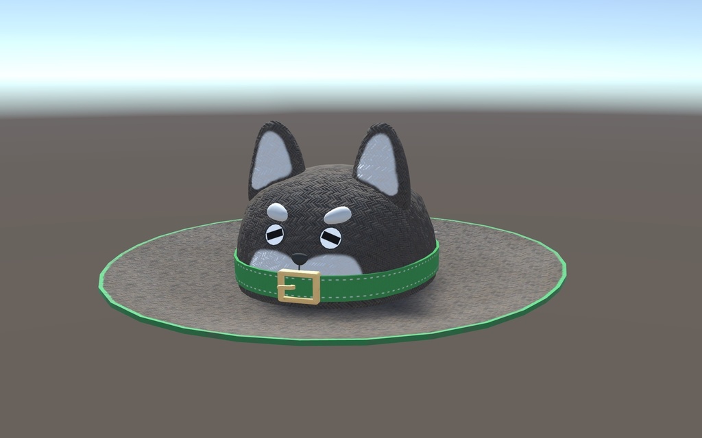 まるしばくん 麦わら帽子