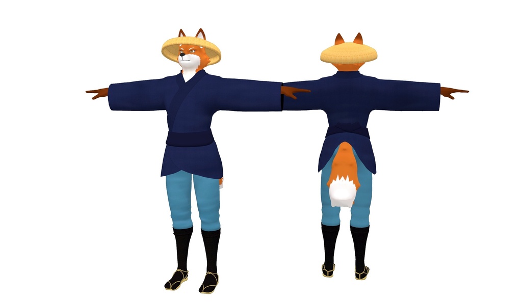 VRChat想定アバター ジャック(Jack)