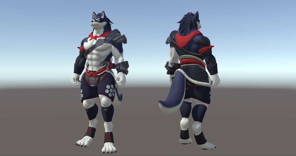 VRChat想定アバター 虎鉄(Kotetu)