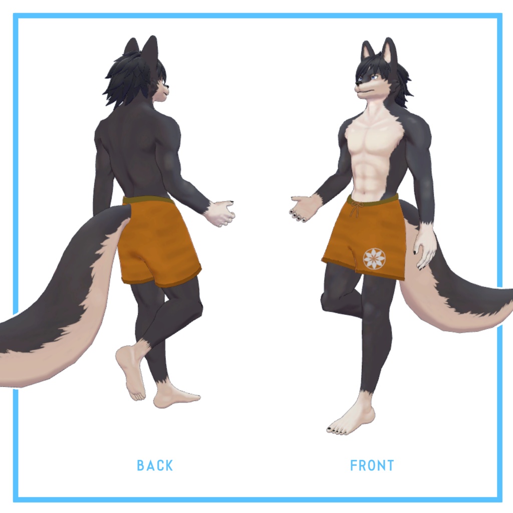 VRChat想定アバター 勲(Isamu)