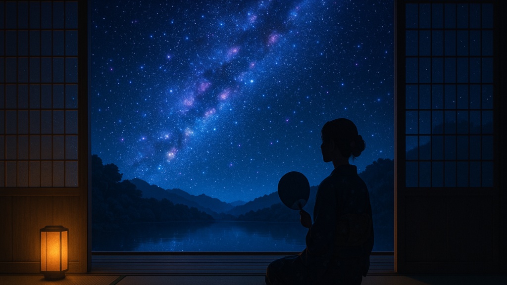 【和風BGM集】夏の宵、星のしじま｜涼やかにきらめく幻想の調べ
