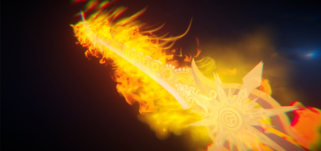 【Unity/VRChat】Flame Sword (Effects+Swordmesh)