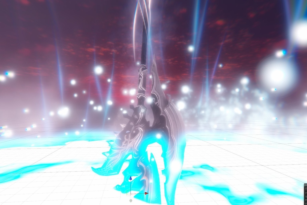 【Unity/VRChat】Sky Ice Spear (Effects+Spearmesh)