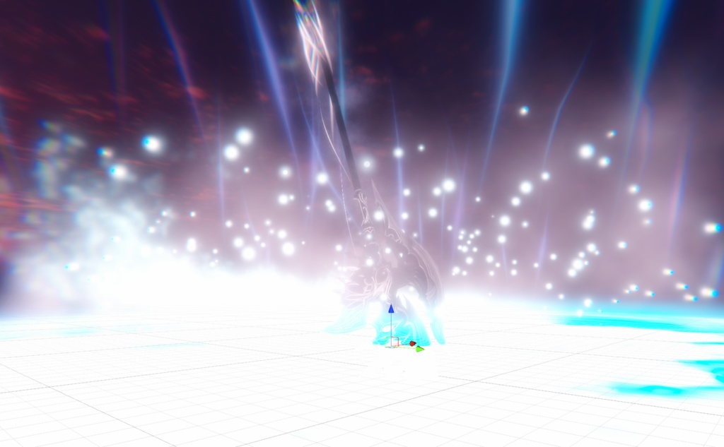 【Unity/VRChat】Sky Ice Spear (Effects+Spearmesh)
