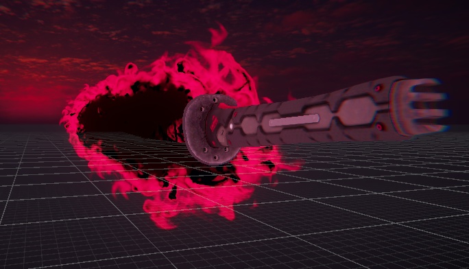 【Unity/VRChat】Edgy Katana (Effects+Sword)