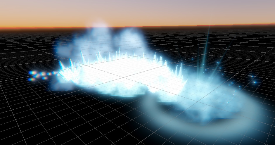 【Unity/VRChat】Ice Spikes (Effects+SpikeMesh)