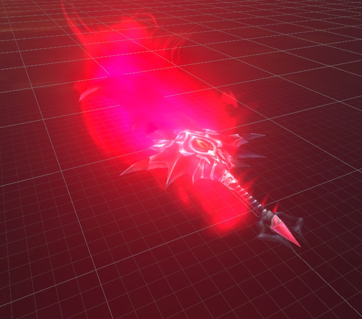 【Unity/VRChat】Fire Red Sword (Effects+Sword)