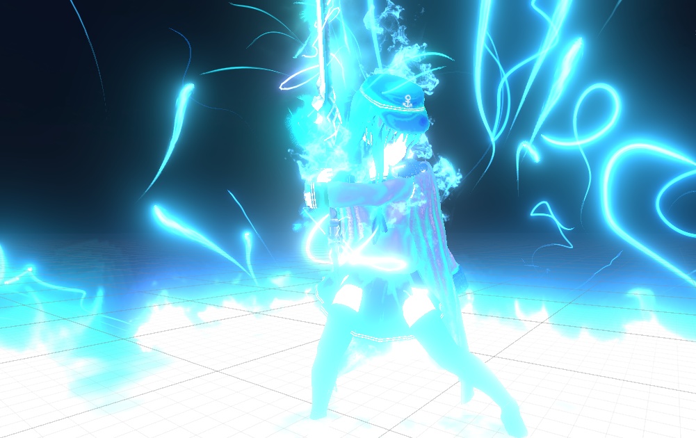 【Unity/VRChat】FrostFire Avatar (Effects+Avatar+Meshes)