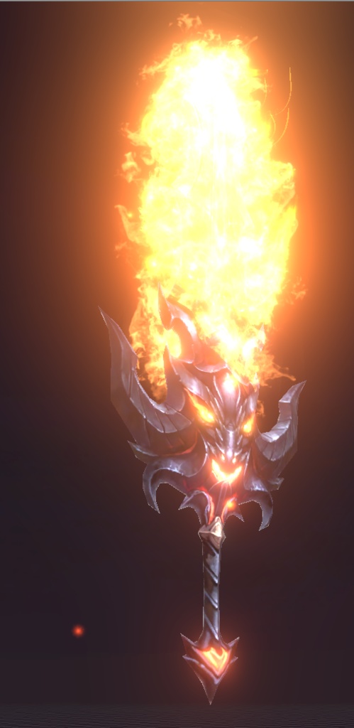 【Unity/VRChat】Fiery Sword(Effects+Sword)