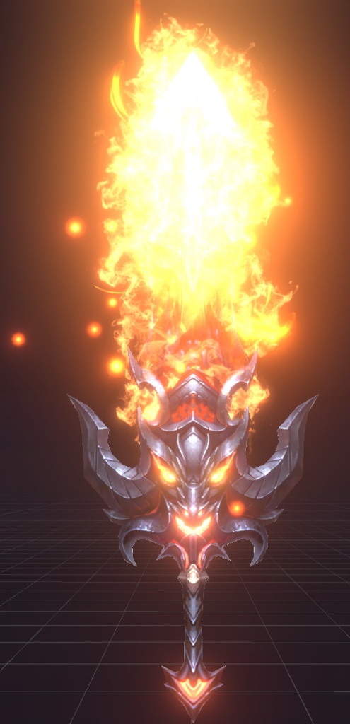 【Unity/VRChat】Fiery Sword(Effects+Sword)