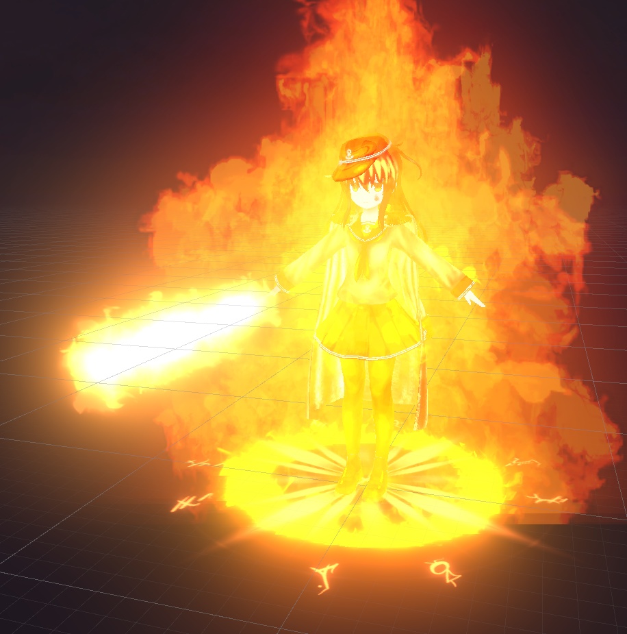【Unity/VRChat】Hellfire Avatar (Effects+Test Avatar SDK 3.0+Controllable Fireball with SoundonDeath)