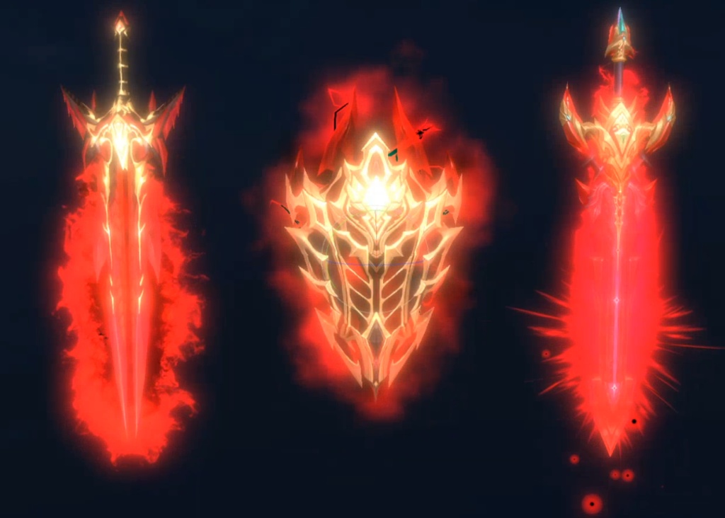 【Unity/VRChat】EdgeLord Sword(Effects+Sword+Shield)