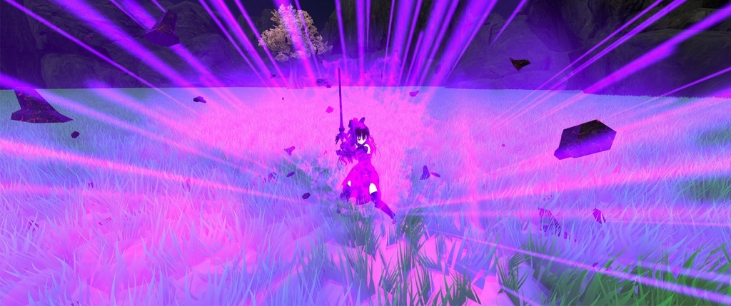 【Unity/VRChat】Dark Paladin(Effects+Avatar Animation(SDK3.0)+SoundOnCollision)