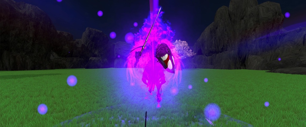 【Unity/VRChat】Dark Paladin(Effects+Avatar Animation(SDK3.0)+SoundOnCollision)