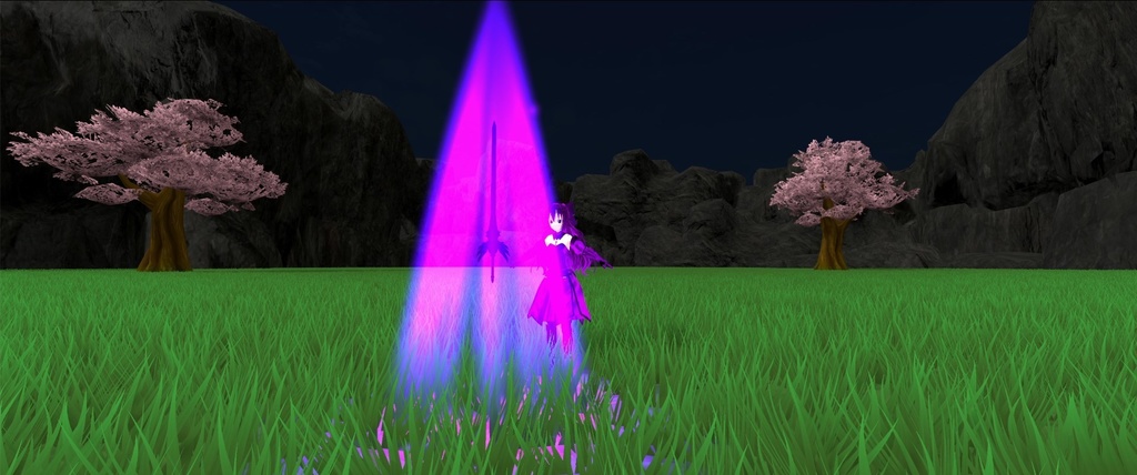 【Unity/VRChat】Dark Paladin(Effects+Avatar Animation(SDK3.0)+SoundOnCollision)