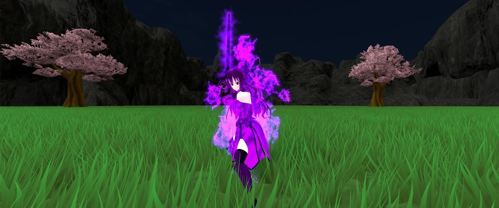 【Unity/VRChat】Dark Paladin(Effects+Avatar Animation(SDK3.0)+SoundOnCollision)