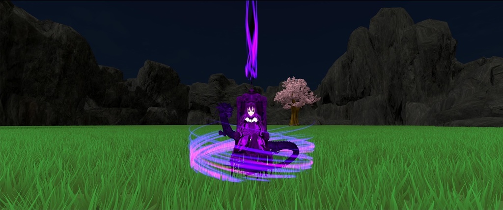 【Unity/VRChat】Dark Paladin(Effects+Avatar Animation(SDK3.0)+SoundOnCollision)