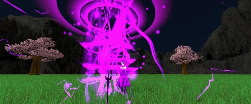 【Unity/VRChat】Dark Paladin(Effects+Avatar Animation(SDK3.0)+SoundOnCollision)