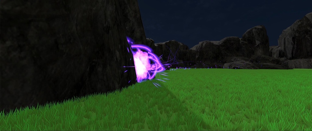 【Unity/VRChat】Abyss Bow (Effects+Dummy Avatar SDK3.0+Sound on Collision Setup)