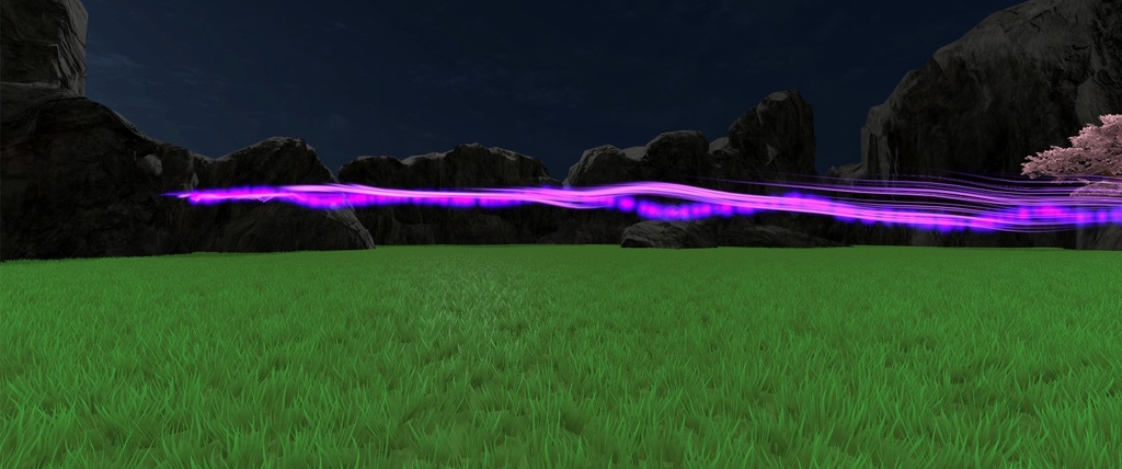 【Unity/VRChat】Abyss Bow (Effects+Dummy Avatar SDK3.0+Sound on Collision Setup)