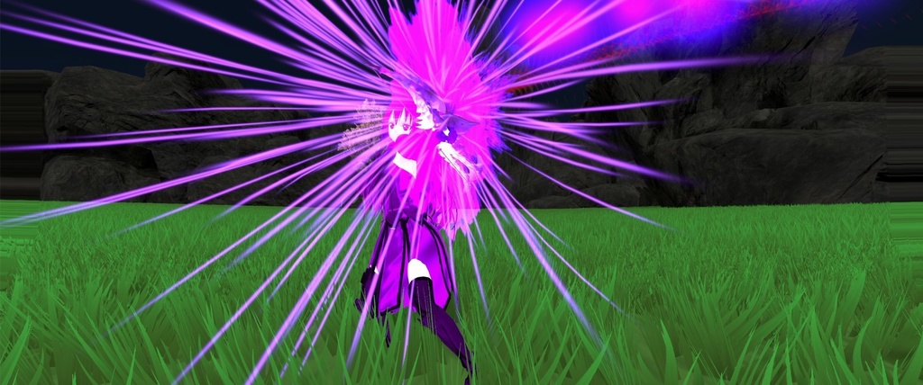 【Unity/VRChat】Abyss Bow (Effects+Dummy Avatar SDK3.0+Sound on Collision Setup)