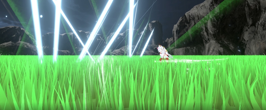 【Unity/VRChat】Inaba Tsukuyo (Effects+Avatar Animation(SDK3.0)+OnRelease))