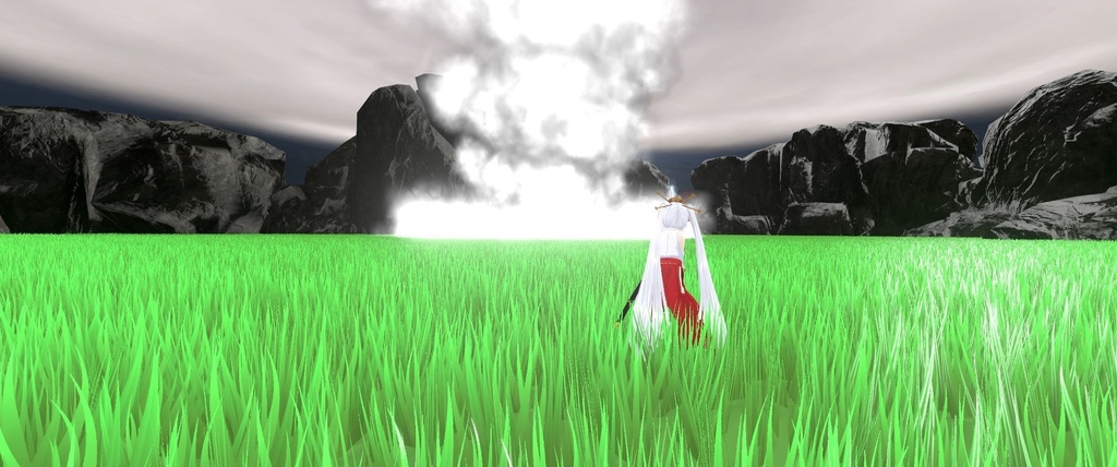 【Unity/VRChat】Inaba Tsukuyo (Effects+Avatar Animation(SDK3.0)+OnRelease))