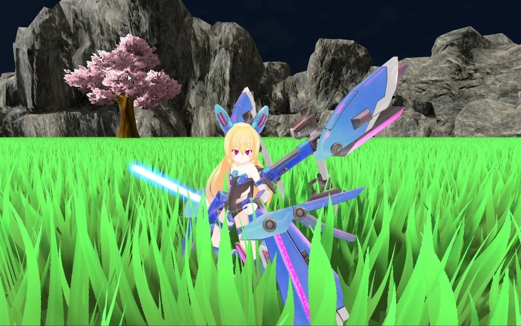 【Unity/VRChat】Gundam (Effects+Dummy Avatar)