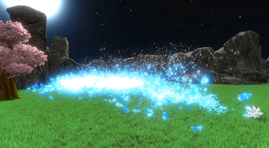 【Unity/VRChat】White Kitsune(Effects+Avatar Animation(SDK3.0))