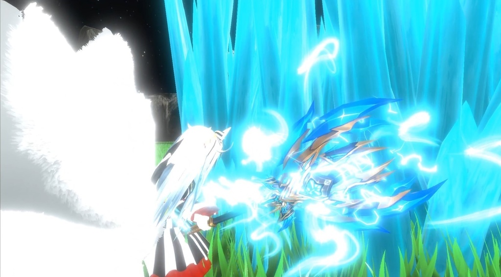 【Unity/VRChat】White Kitsune(Effects+Avatar Animation(SDK3.0))