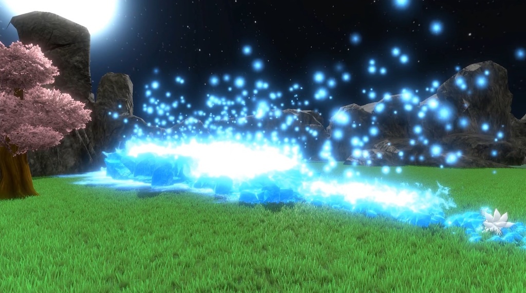 【Unity/VRChat】White Kitsune(Effects+Avatar Animation(SDK3.0))