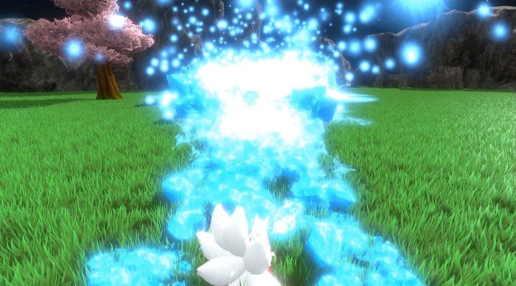 【Unity/VRChat】White Kitsune(Effects+Avatar Animation(SDK3.0))