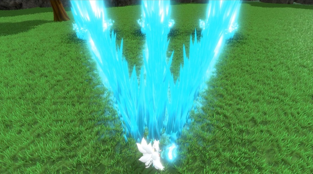 【Unity/VRChat】White Kitsune(Effects+Avatar Animation(SDK3.0))