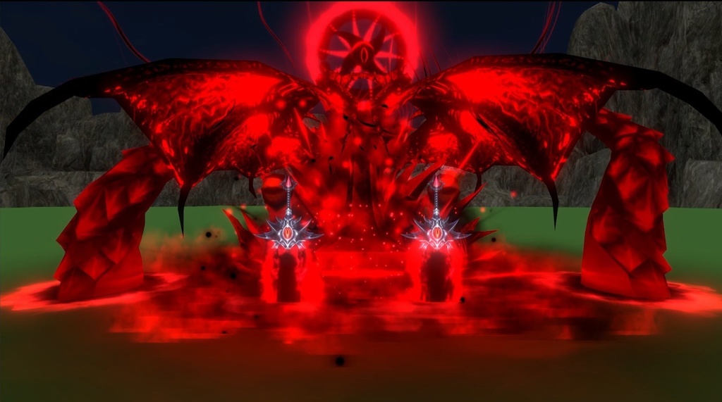 【Unity/VRChat】Demon Throne (Effects+Toggle Animation)