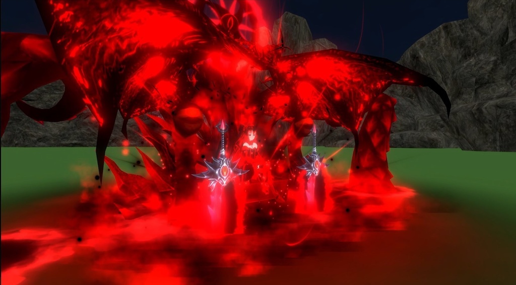 【Unity/VRChat】Demon Throne (Effects+Toggle Animation)