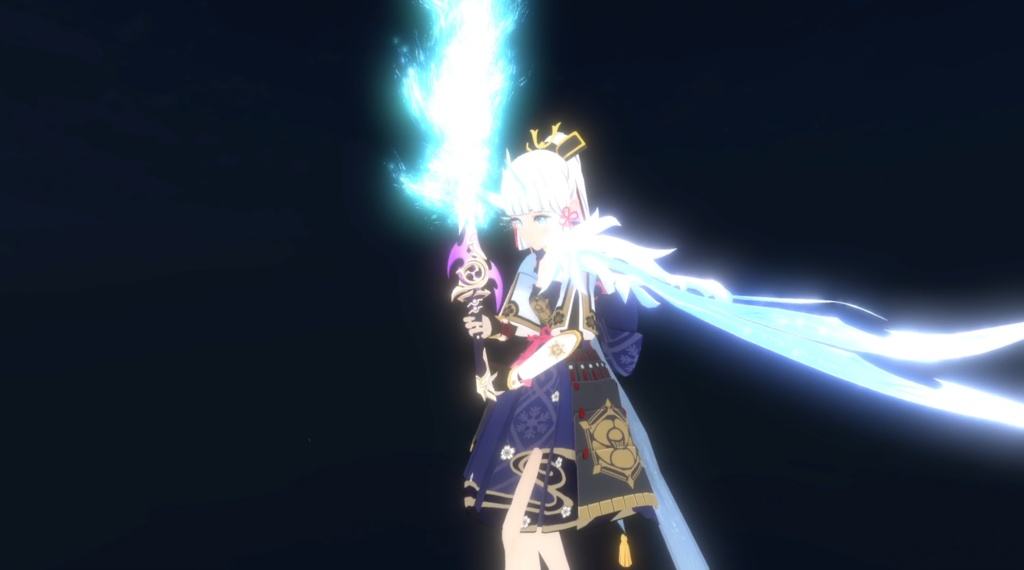 【Unity/VRChat】Final Kamisato Ayaka(Effects+Avatar Animation SDK3.0)