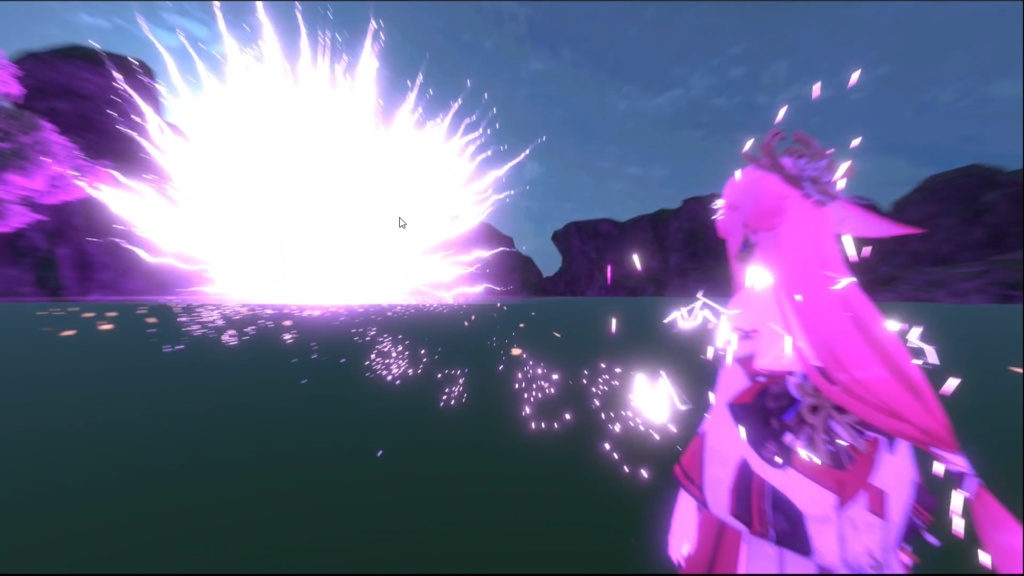 【Unity/VRChat】Yae Miko Light+Heavy Attack(Effects+Toggle)