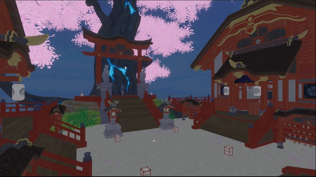 【Unity/VRChat】Yae Miko Shrine(Effects+Toggle)