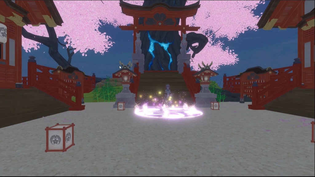 【Unity/VRChat】Yae Miko Shrine(Effects+Toggle)