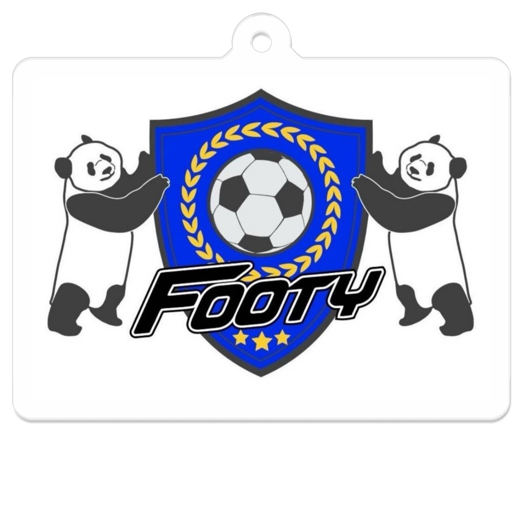 Footyロゴアクリルキーホルダー