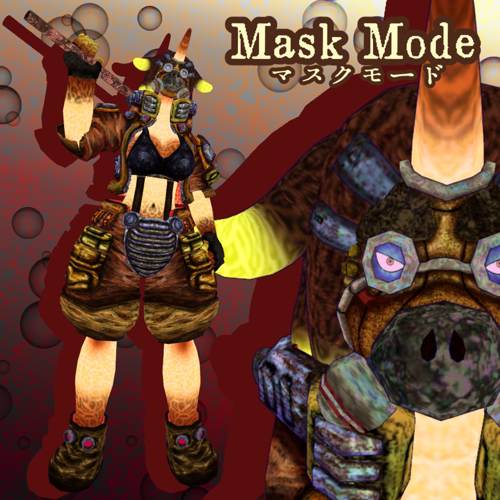 VRChat使用想定3Dモデル ウツボの「モーレィ」Moray