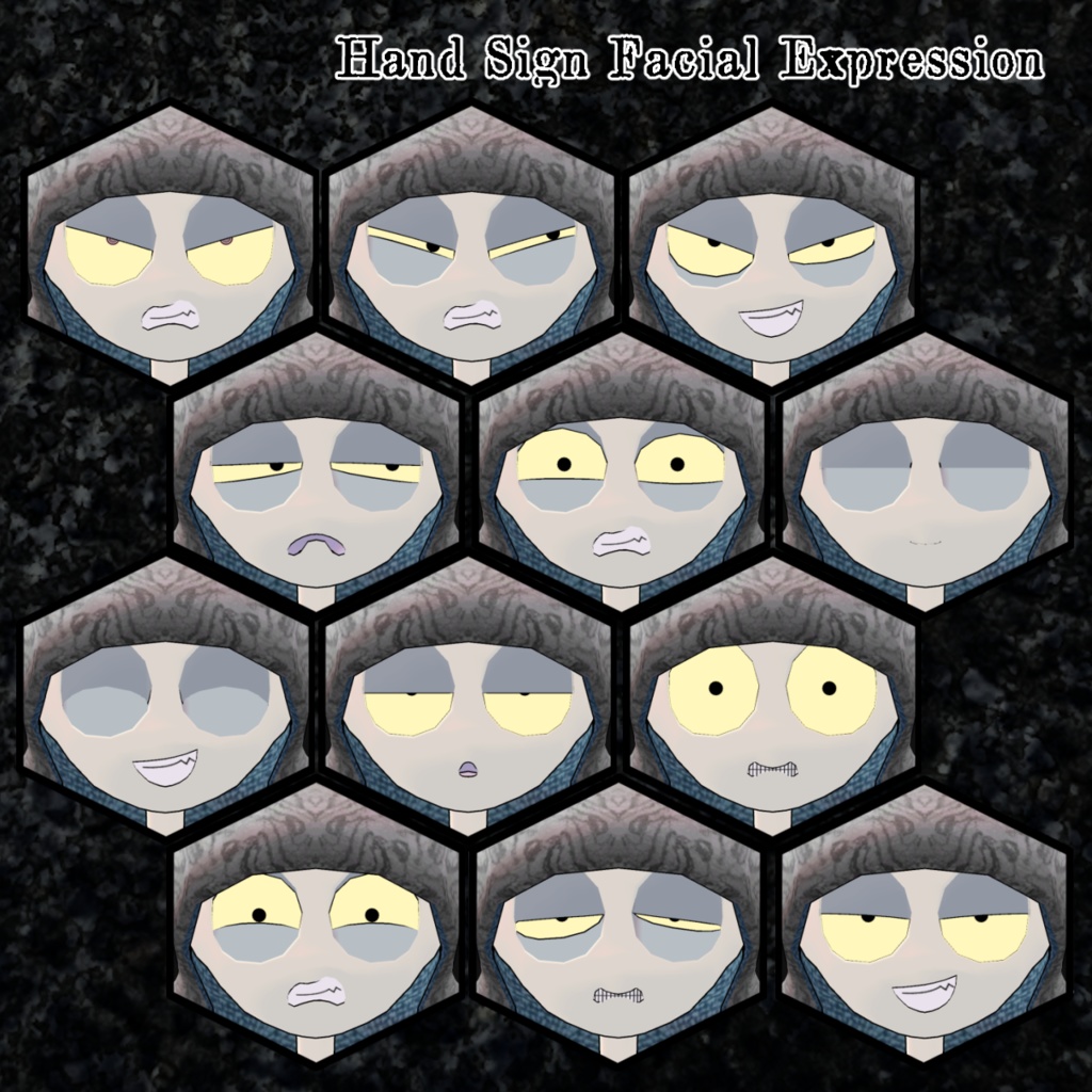 VRChat使用想定3Dモデル Agent JJ