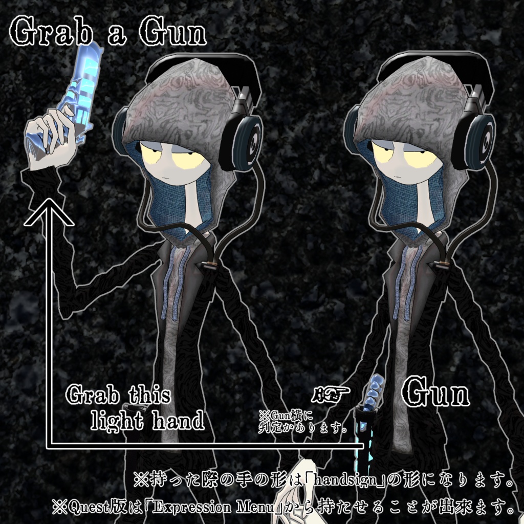 VRChat使用想定3Dモデル Agent JJ