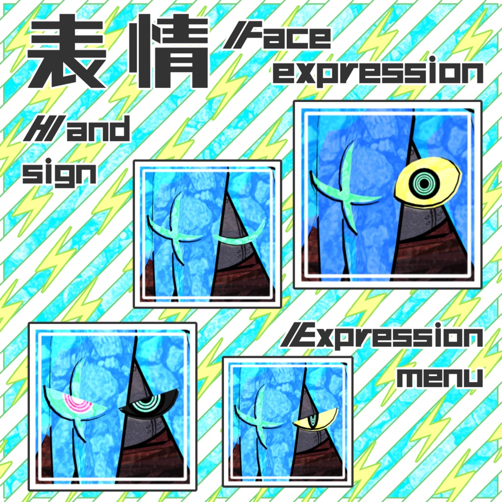 VRChat使用想定3Dアバター 「ジーク ZeeeKe」