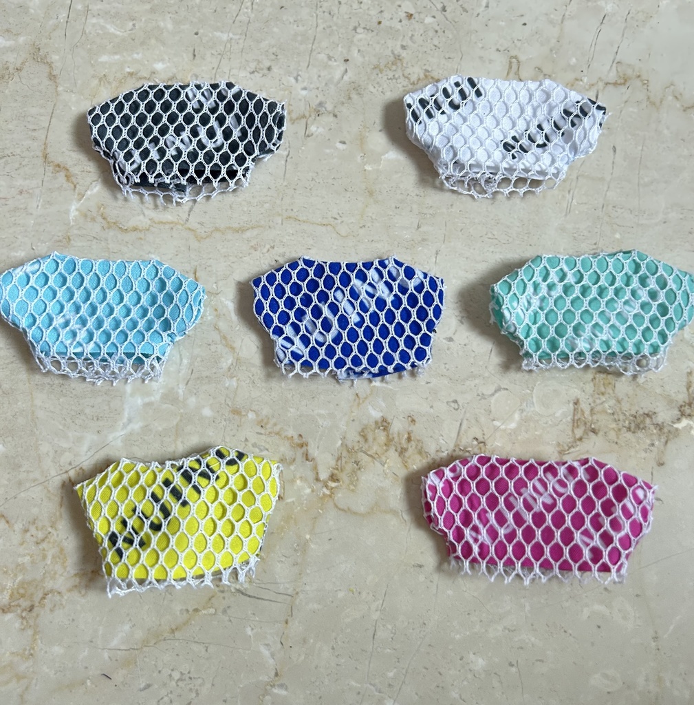 レイヤードネットTシャツ