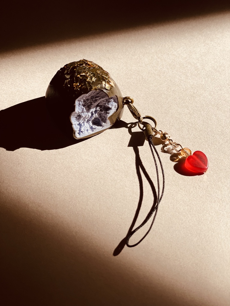 とろけるチョコレートキーホルダー(かじりかけチョコ)