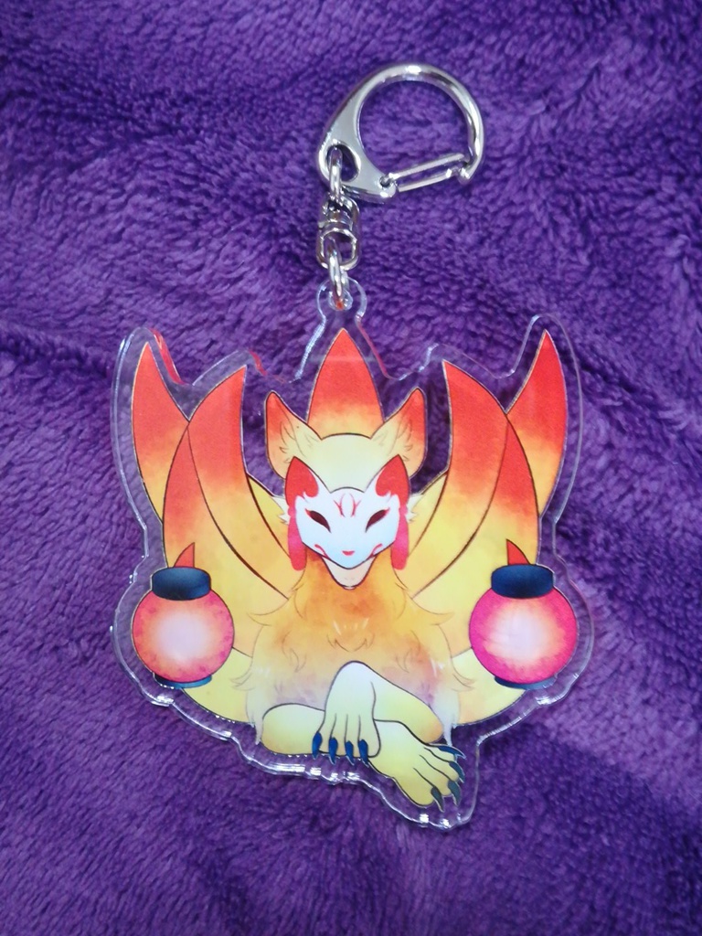 【オリジナル】妖狐様 アクリルキーホルダー