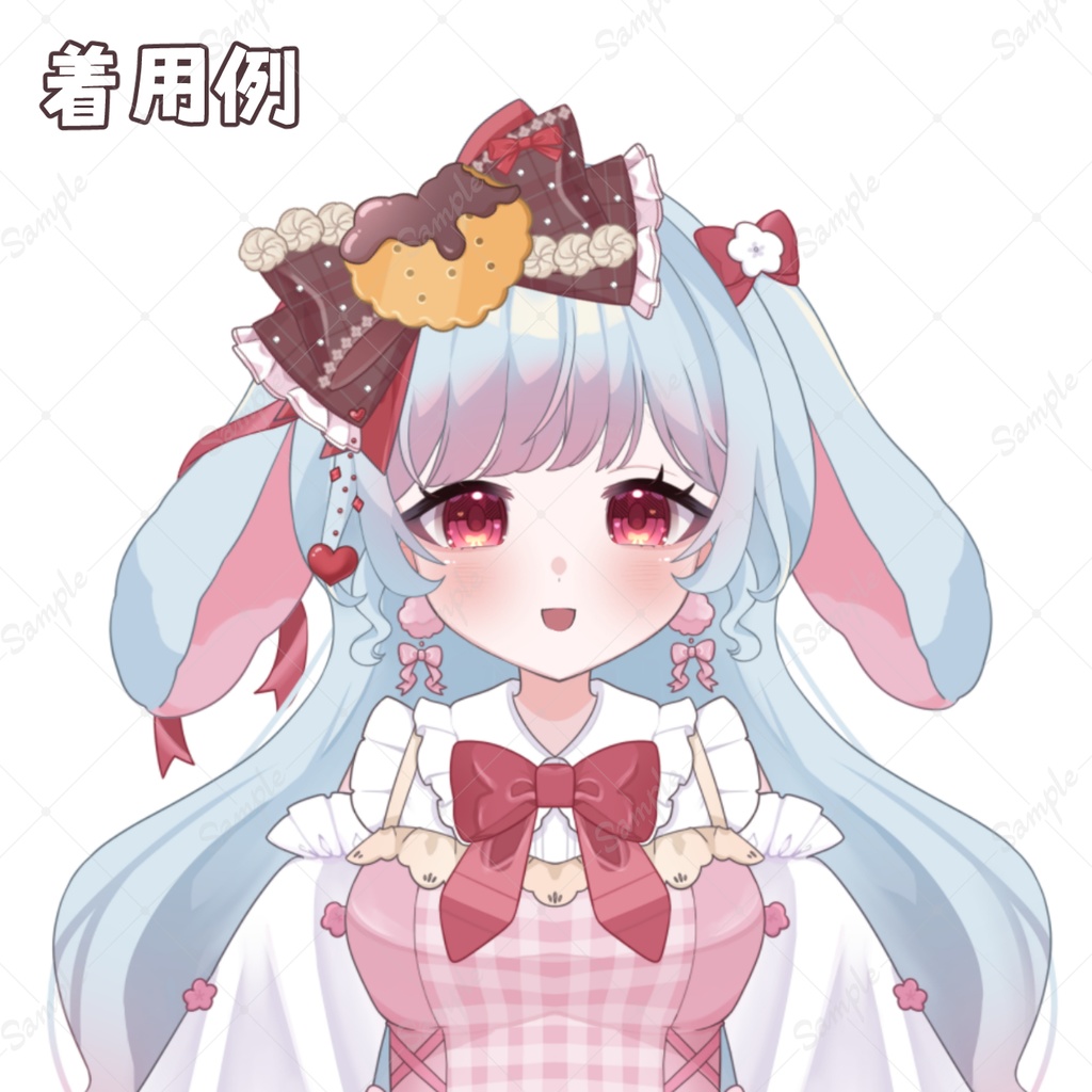 【Live2Dアイテム】動く!バレンタインリボン【Vtuberさん向け】