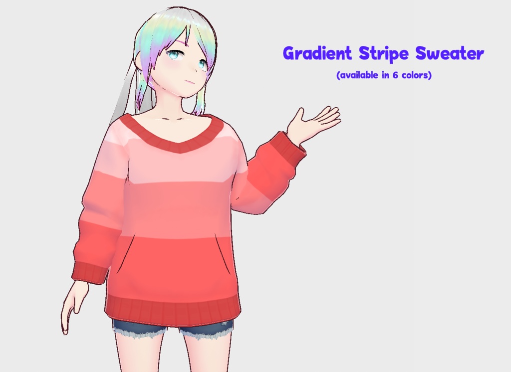 Gradient Stripe Sweater